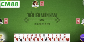 Giao diện trò chơi Tiến lên miền Nam